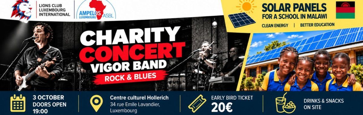 Charity Concert for Solar Panels in Malawi: Music for a Better Future