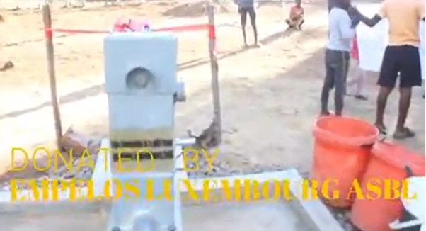 First Well Inaugurated with Ampelos Donations 