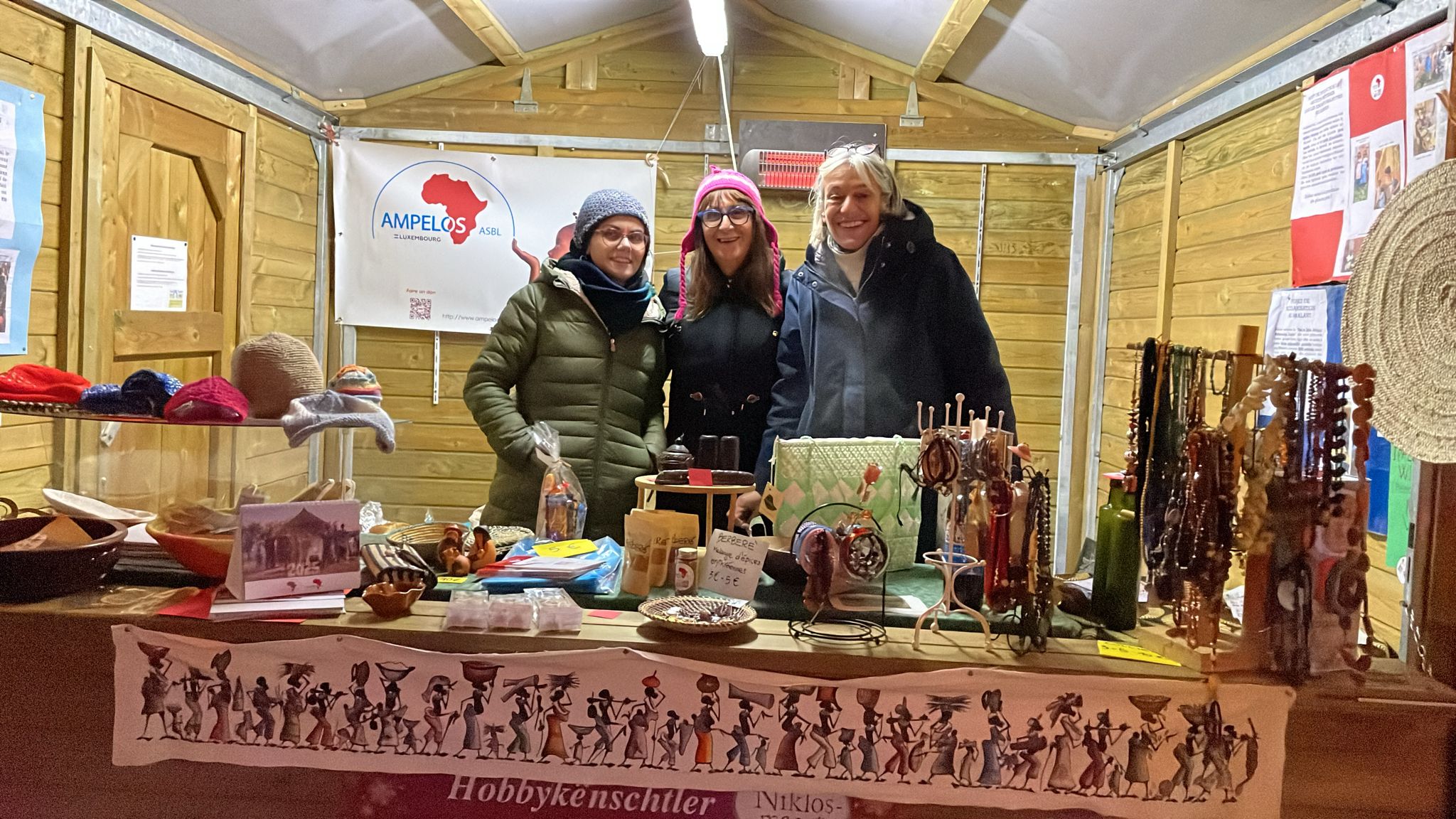 Ampelos Luxembourg participates again at the Koerich Christmas Market