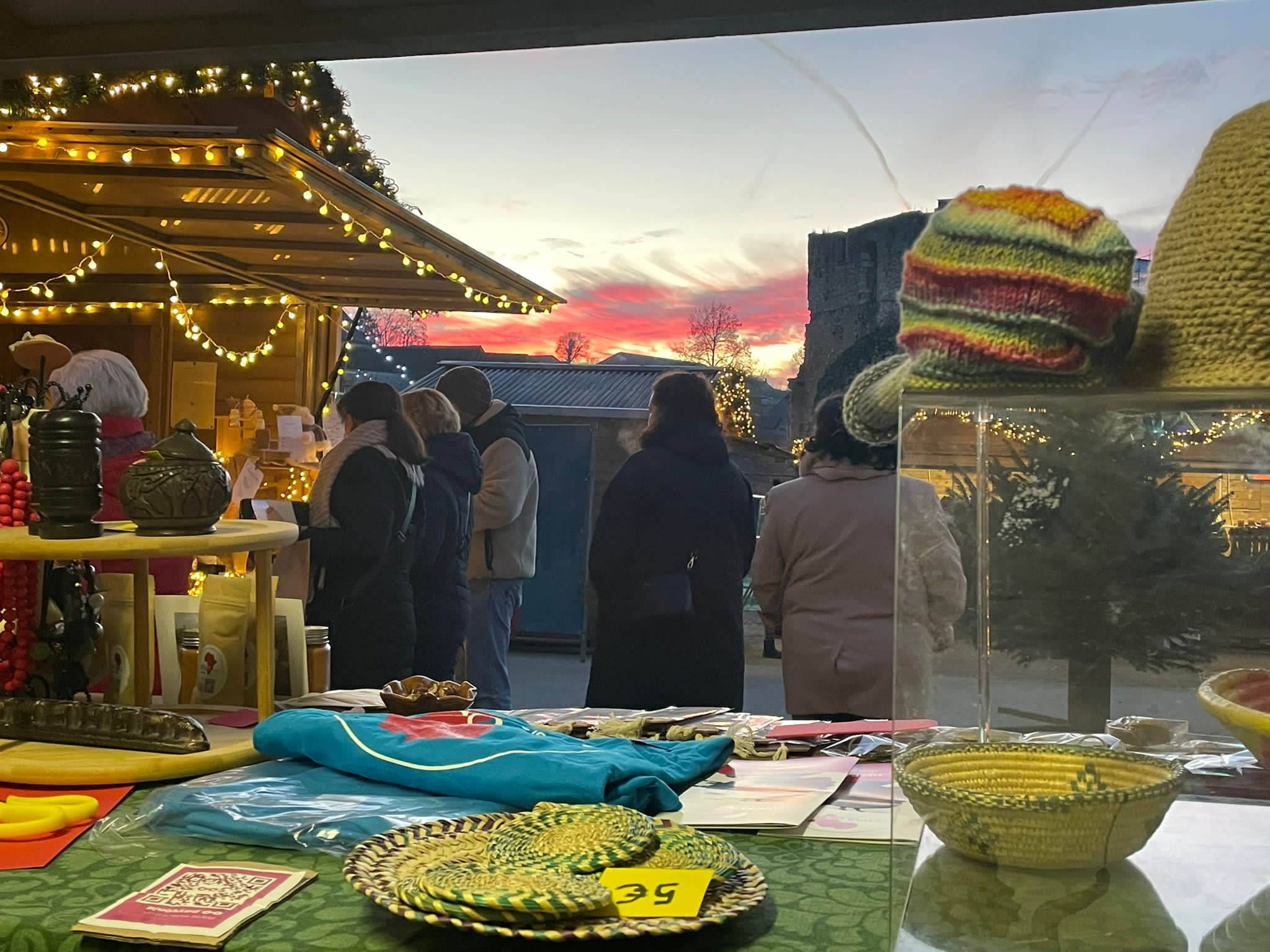 Ampelos stand at the Koerich Christmas Market 2024