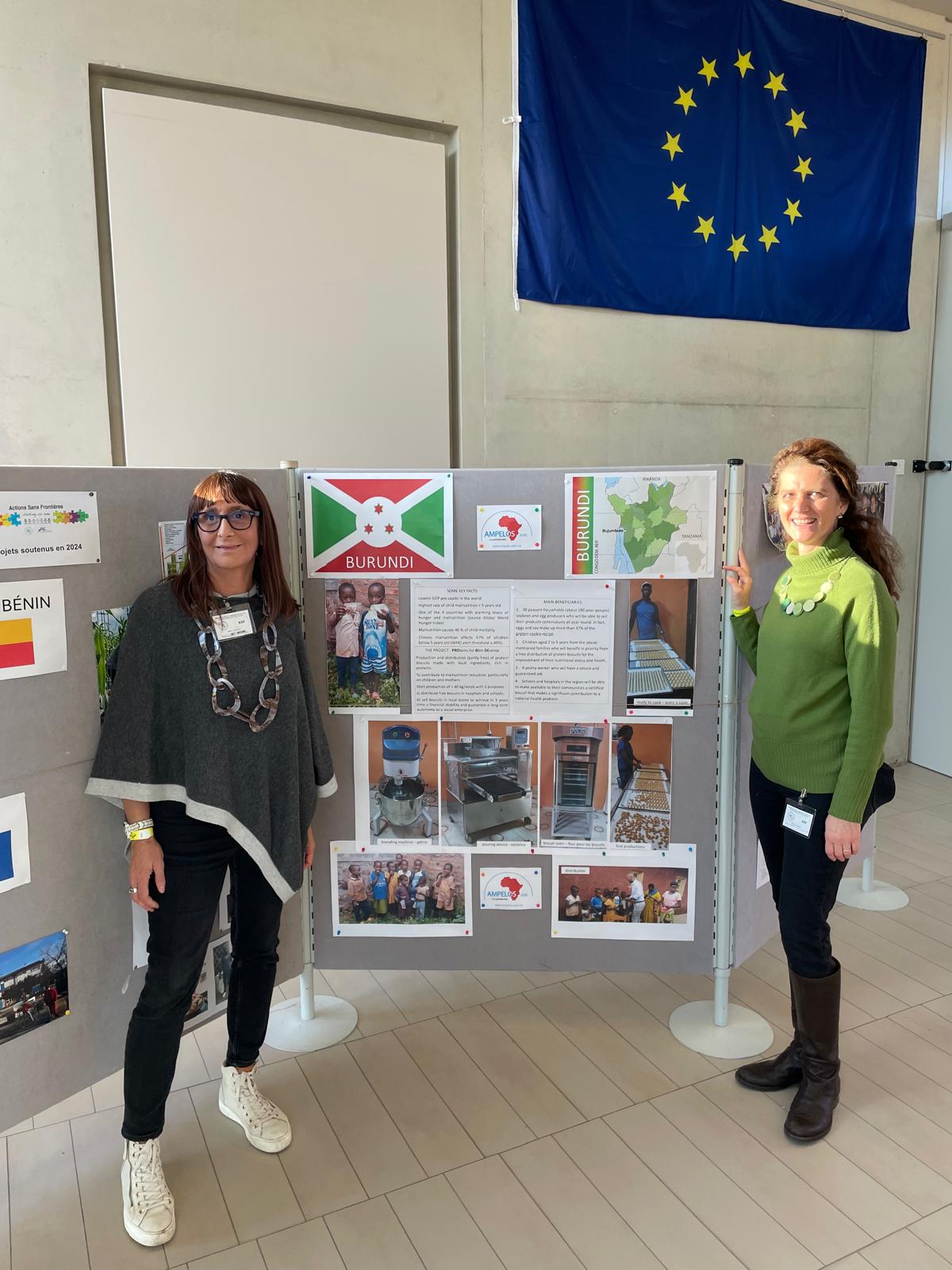 Ampelos Participates at the Italian Stand of the 2024 Christmas Market of the European School II 